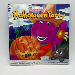 2 for $25📕Barney's Halloween Party Kids Book 1996 Vintage (SKU: 309MI)